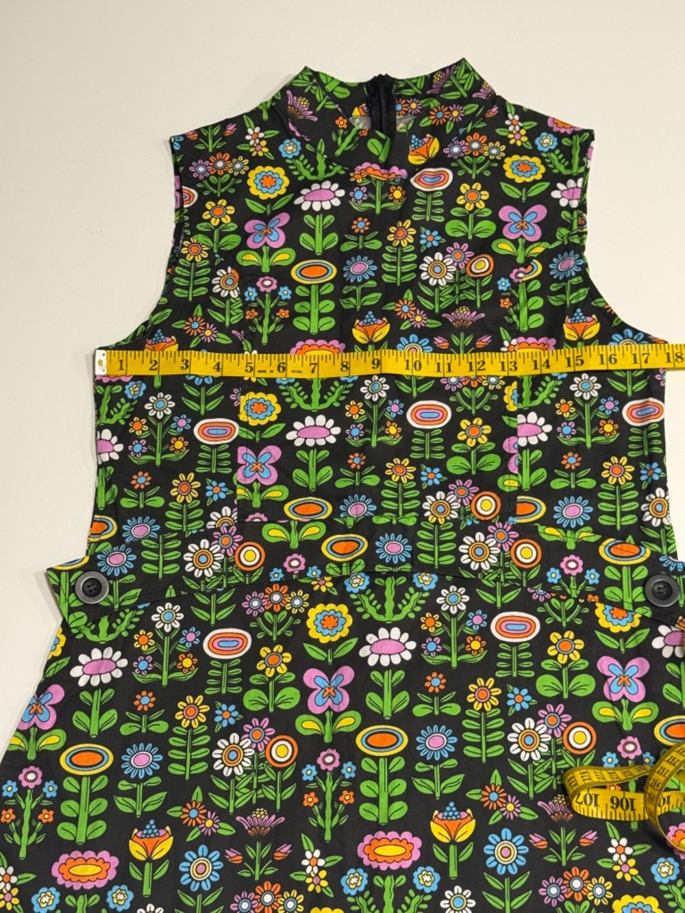 Nooworks Awesome Blossom Print, Sleeveless Tunic, Size Small - Picture 11 of 14